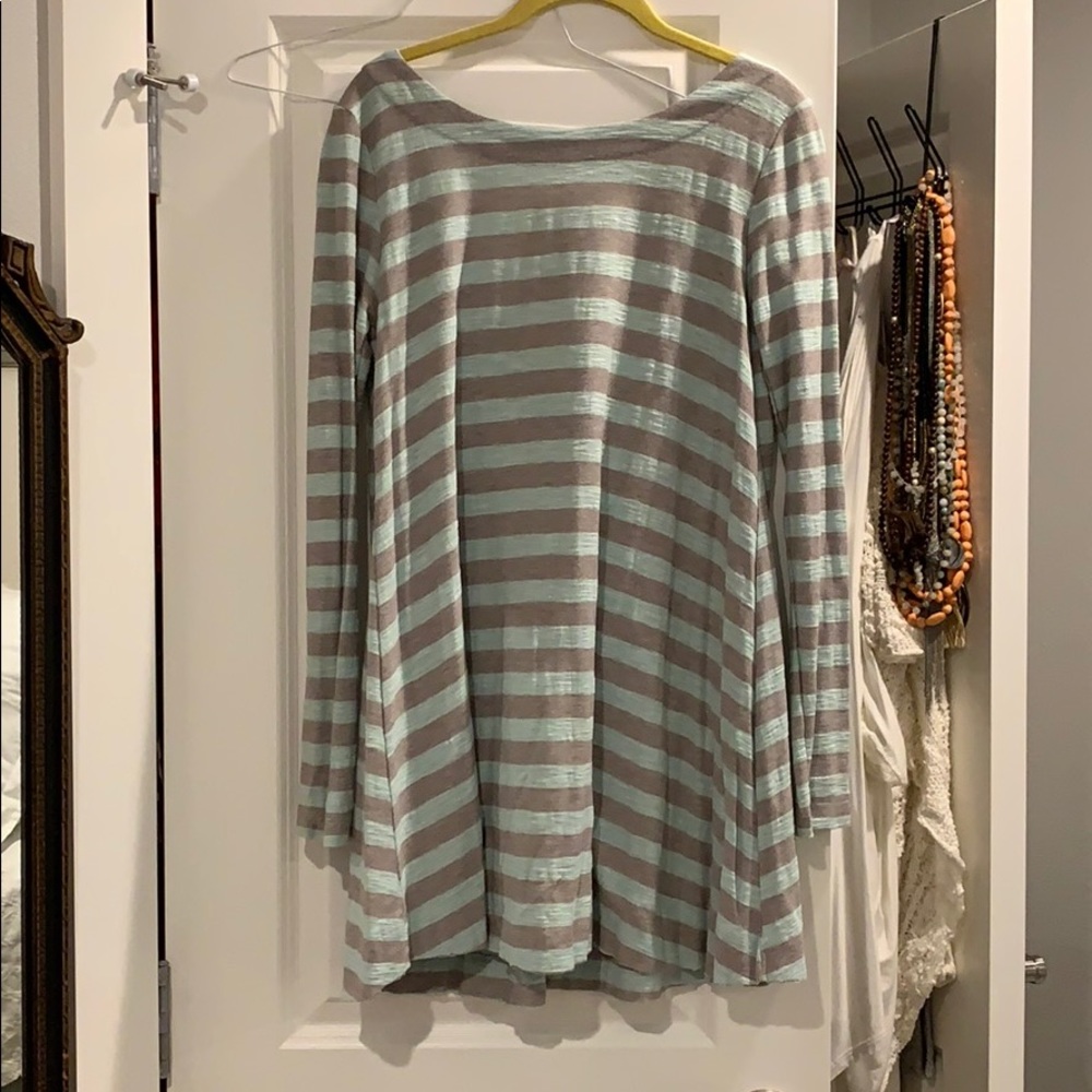 Urban outfitters long sleeved cotton dress